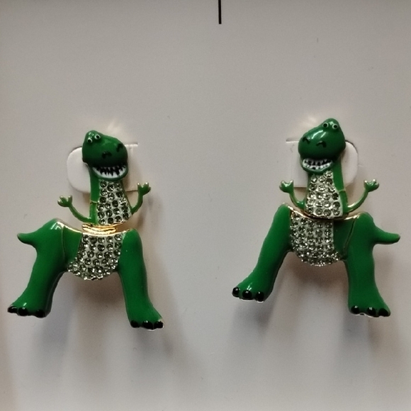 Pixar Toy Story BaubleBar Green Dinosaur Earrings